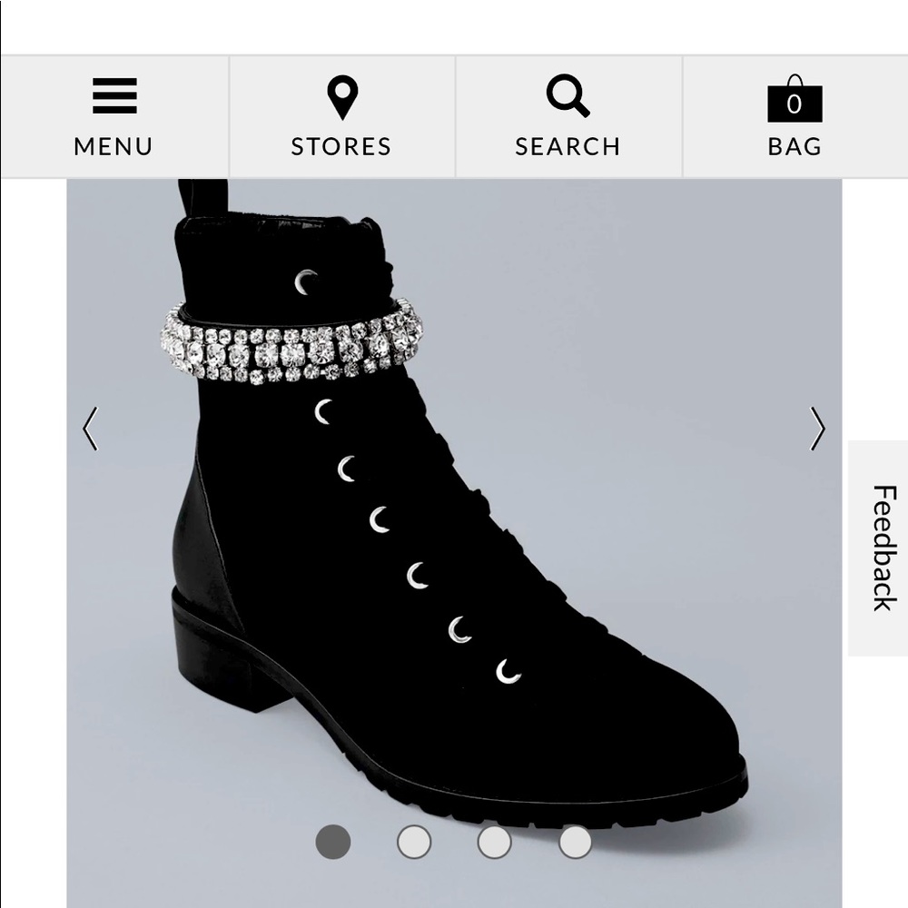 White House Black Market Haisley velvet bootie